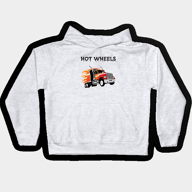 Hot wheels Kids Hoodie by Dorran